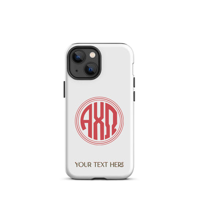 Alpha Chi Monogrammed Tough Case for iPhone®