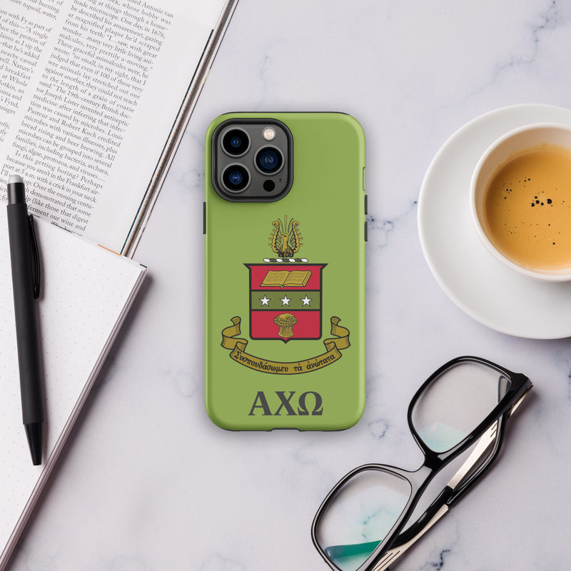 AXO Coat of Arms Tough Case for iPhone® 13 Pro Max in Greencastle matte finish