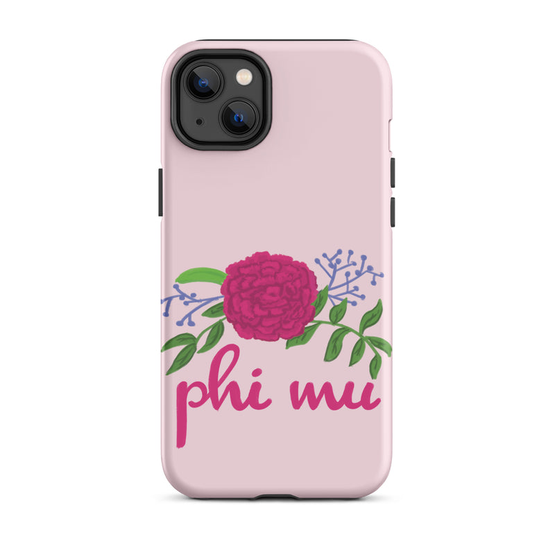 Phi Mu Carnation iPhone® 14 Plus