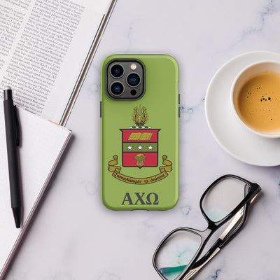 AXO Coat of Arms Tough Case for iPhone® 14 Pro Max in Greencastle matte finish