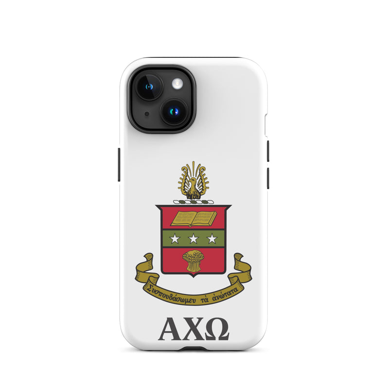 Alpha Chi Coat of Arms Tough Case for iPhone® 15 