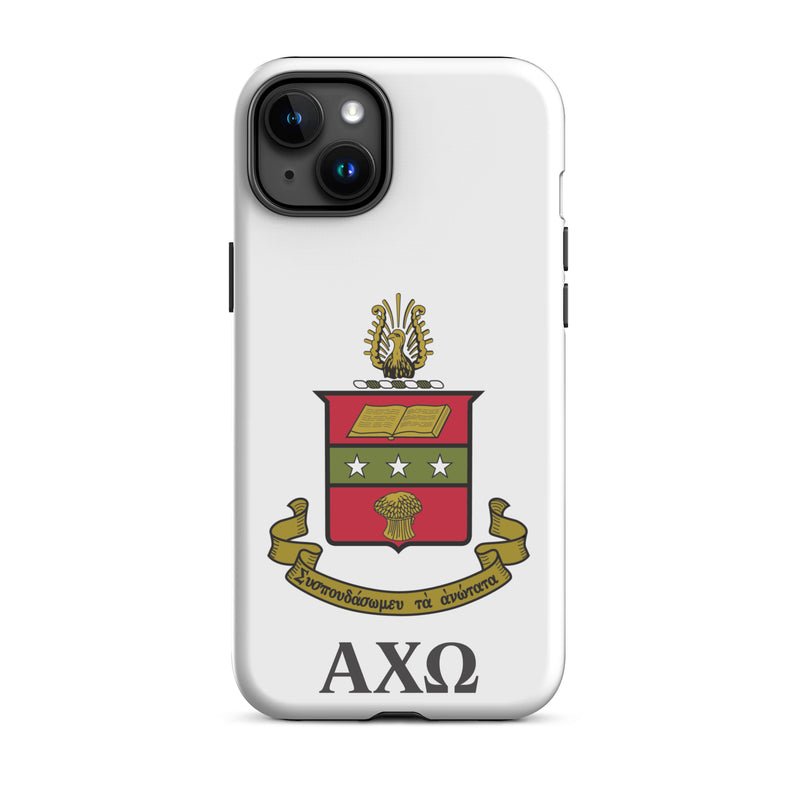 Alpha Chi Coat of Arms Tough Case for iPhone® 15 Plus