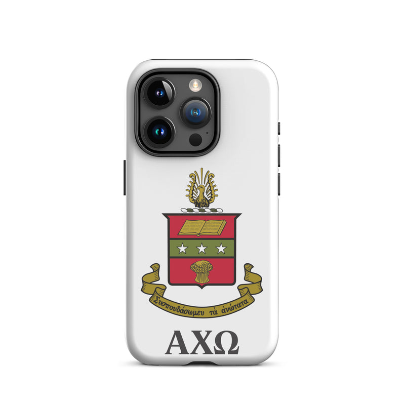 Alpha Chi Coat of Arms Tough Case for iPhone® 15 Pro