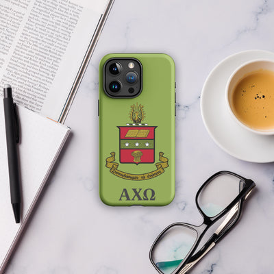 AXO Coat of Arms Tough Case for iPhone® 15 Pro Max in Greencastle matte finish