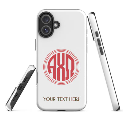 Alpha Chi Omega Sorority Tough Case for iPhone® 16 Plus matte