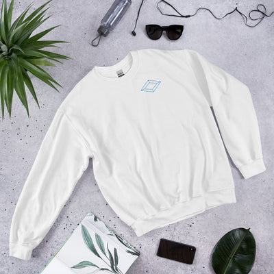Alpha Delta Pi Diamond Sweatshirt in lifestyle setting