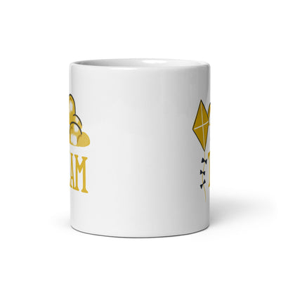 Theta TLAM Kite Mug in 11 oz size showing middle