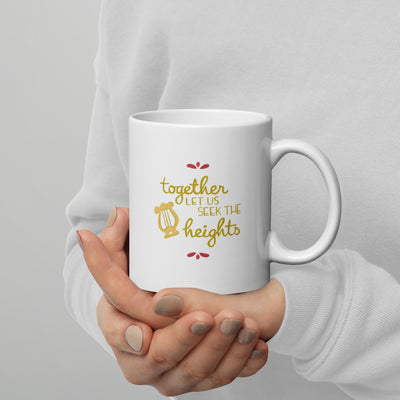 Alpha Chi Mother's Day Double-Sided 11 oz Mug showing motto design on reverse side