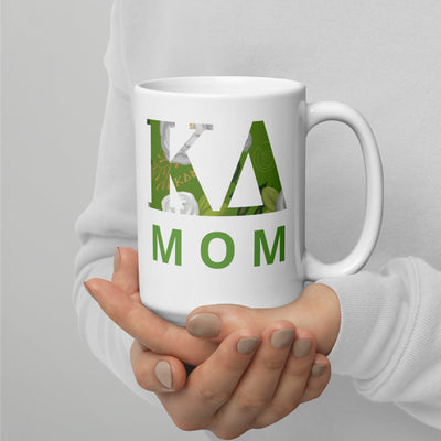 Kappa Delta Double-Sided Mothers Day 15 oz Mug in model's hands