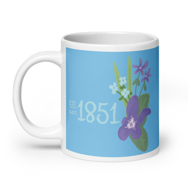 ADII 1851 Founding Year Azure Blue Mug in extra large 20 oz size