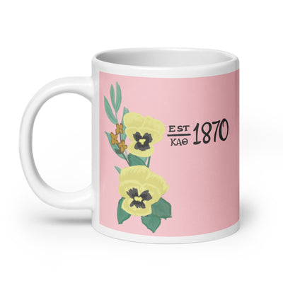 Theta 1870 Pretty Pink Mug in 20 oz size
