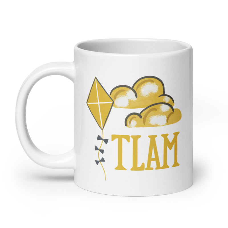 Theta TLAM Kite Mug in 20 oz size showing front of mug