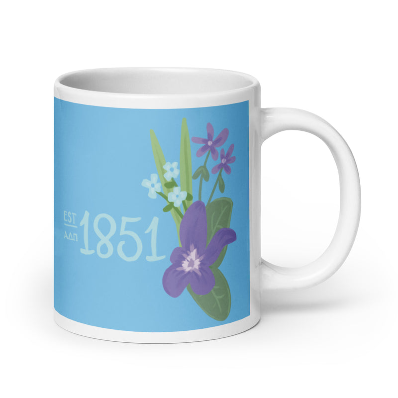 ADII 1851 Founding Year Azure Blue Mug in 20 oz size