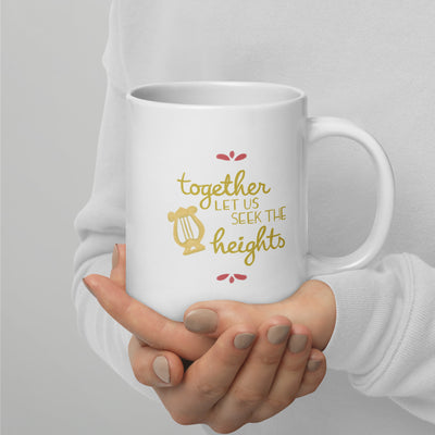Alpha Chi Mother's Day Double-Sided 20 oz Mug showing motto side