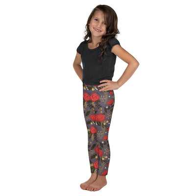 Alpha Gamma Delta kid's leggings on child model