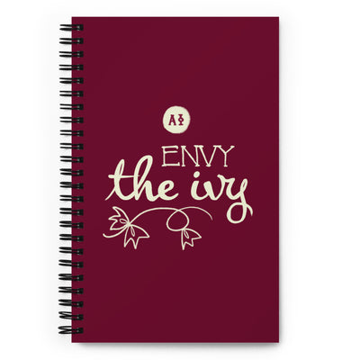 Alpha Phi Envy The Ivy Spiral Notebook in Bordeaux