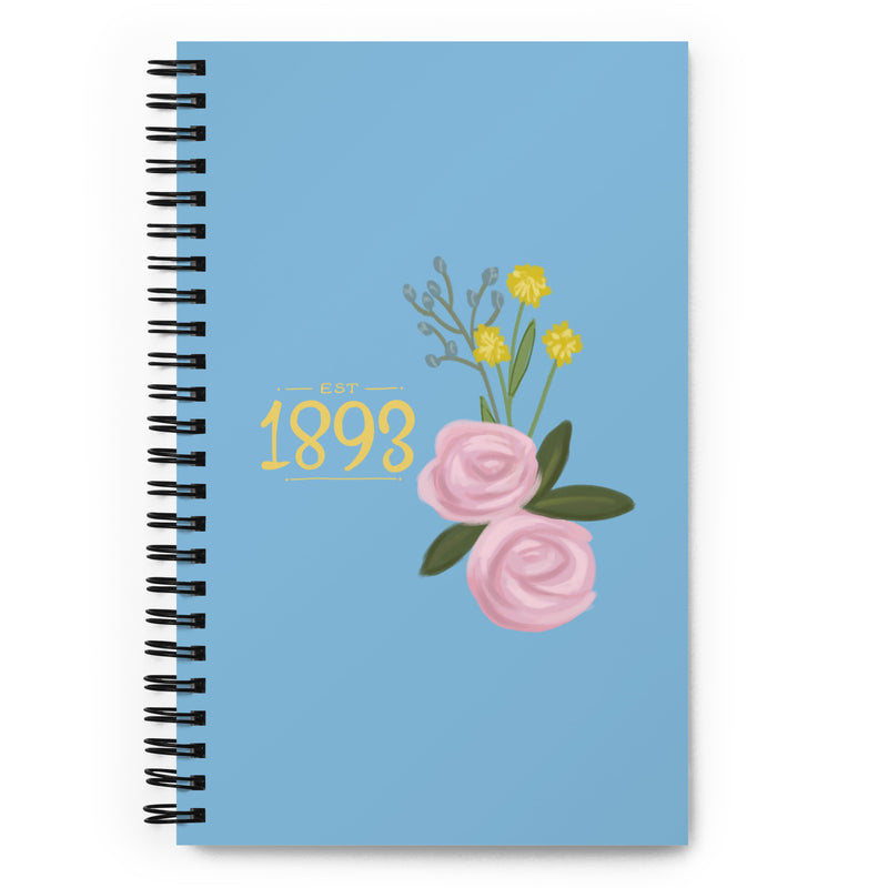 Alpha Xi Delta 1893 Founding Year Spiral Notebook