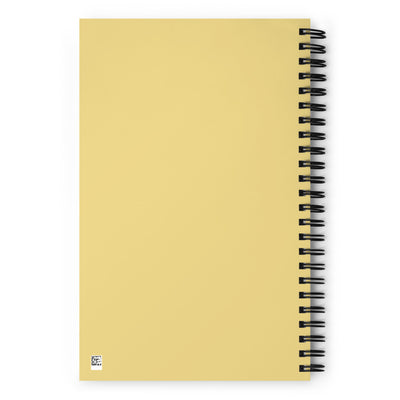 Chi Omega To Speak Kindly Spiral Notebook showing back cover