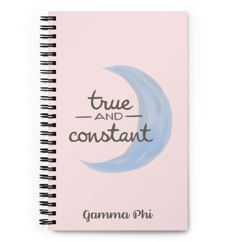 Gamma Phi Beta True And Constant Spiral Notebook