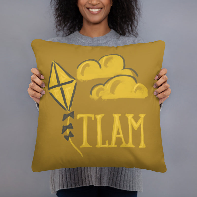 Kappa Alpha Theta TLAM Pillow shown hand-drawn design