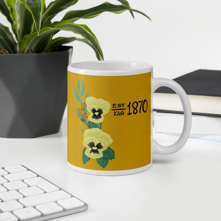 Kappa Alpha Theta 1870 Gold Sorority Mug – GreekHappy