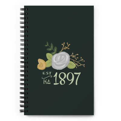 Kappa Delta 1897 Spiral Notebook showing hand drawn 1897 design