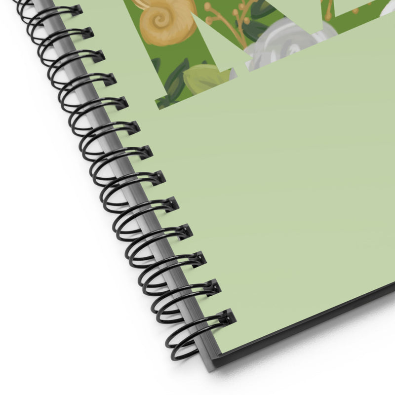 Kappa Delta Greek Letters Spiral Notebook showing product details