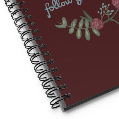 Pi Beta Phi Follow Your Arrow Spiral Notebook showing product detail