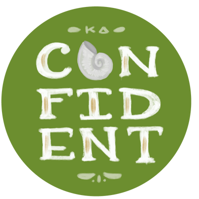 Kappa Delta Sorority Sticker with KD confident design