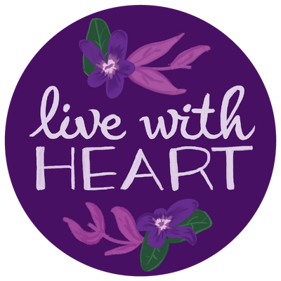 Sigma Kappa Sorority Stickers with Live With Heart design