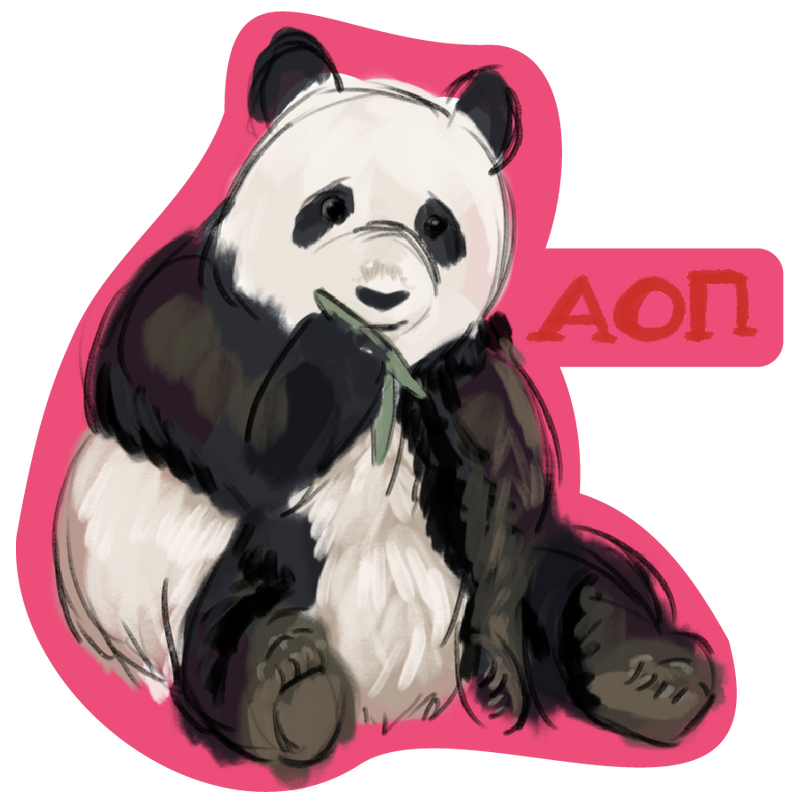 Our Alpha Omicron Pi stickers are the perfect way to take your AOPi sisters with you wherever you go! 