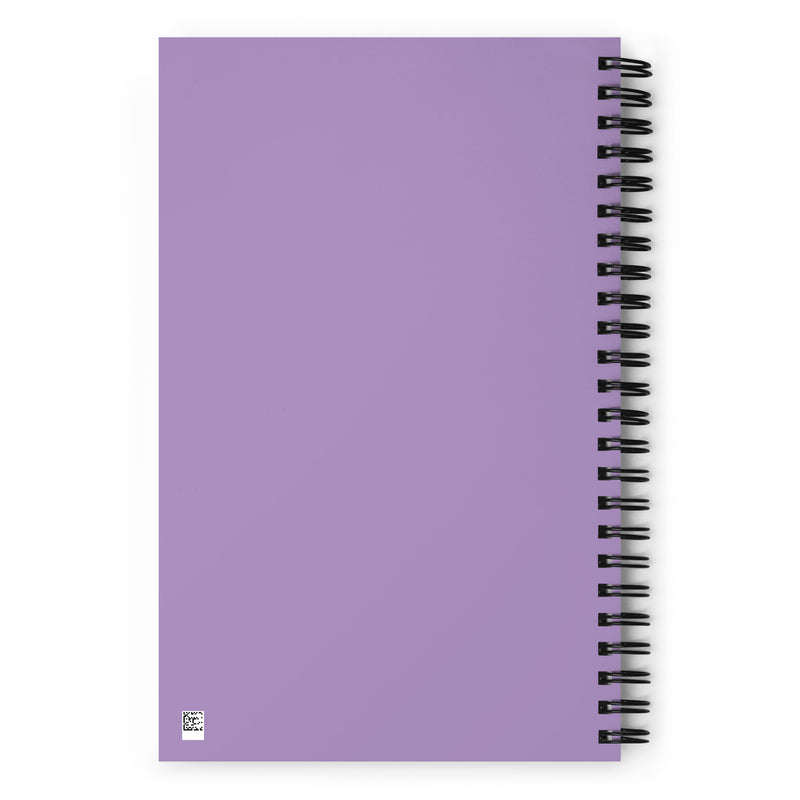 Tri Sigma 1898 Founding Year Spiral Notebook showing back cover