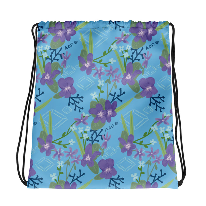 ADII Woodland Violet Drawstring Bag