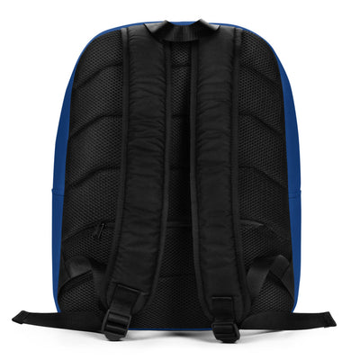 Delta Gamma Hooked on DG Navy Blue Backpack showing back of bag