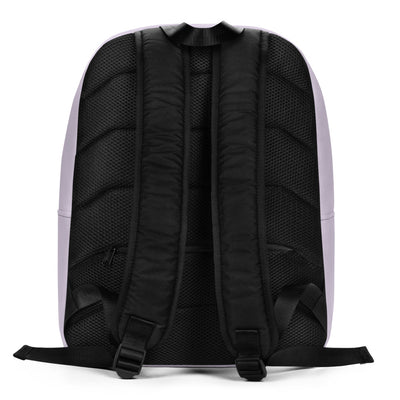 Tri Sigma Sailboat Mascot Lavender Backpack showing back of bag