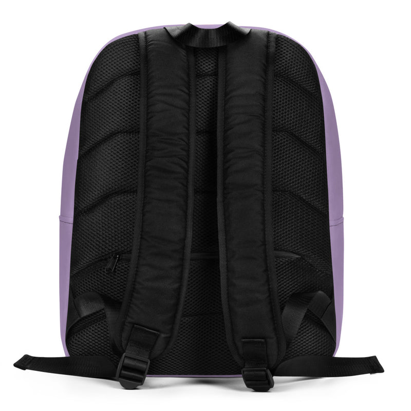 Alpha Xi Delta Realize Your Potential Purple Backpack showing back of bag