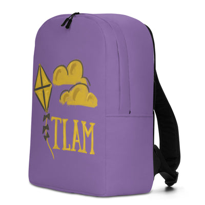 Side view of Kappa Alpha Theta TLAM Purple Backpack