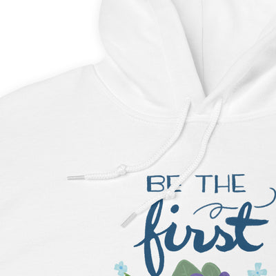 Alpha Delta Pi Be The First Comfy Hoodie in detail view