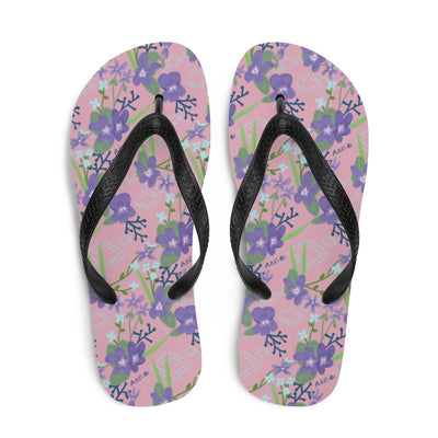 Alpha Delta Pi Sorority Flip-Flops in pink