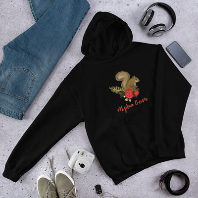 Alpha Gamma Delta Sorority Hoodie shown in lifestyle setting