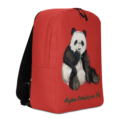 Alpha Omicron Pi Sorority  Backpack showing right side view