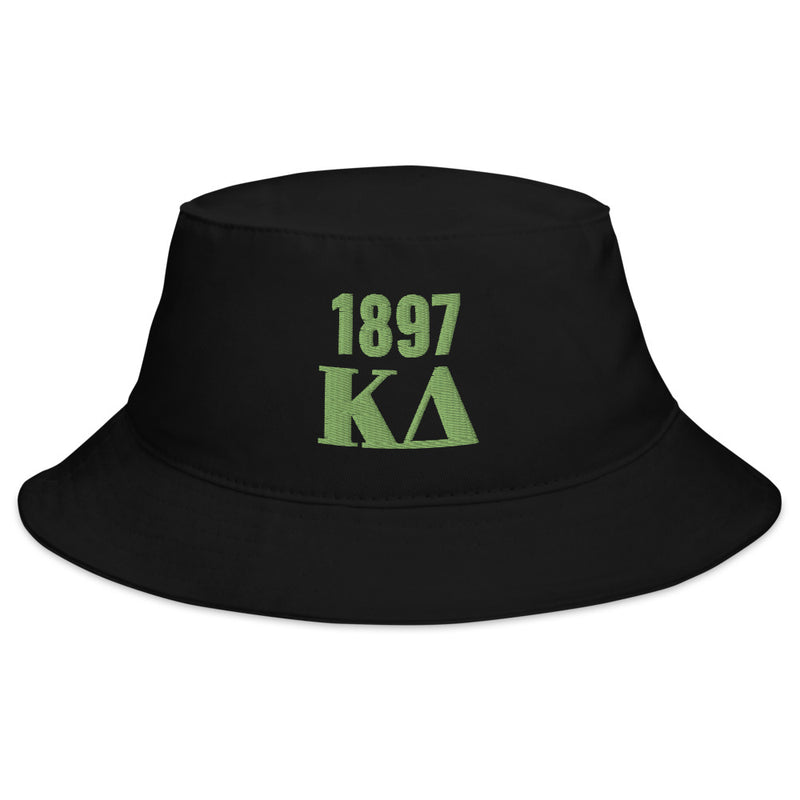 Kappa Delta 1897 Founding Date Bucket Hat in black
