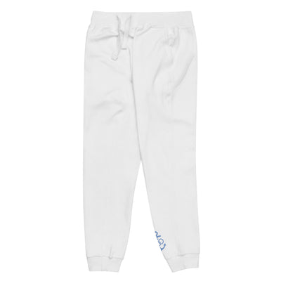 Delta Gamma Sorority Sweatpants with Splash Blue Logo shown flat in side profile