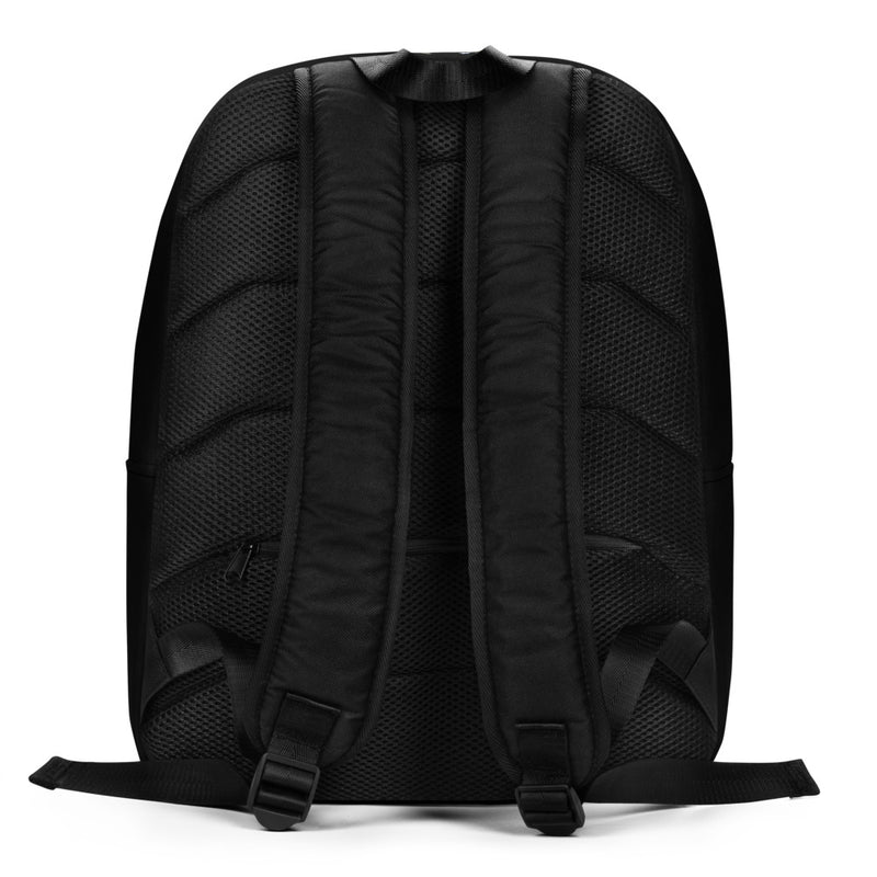 Gamma Phi Beta Founded on a Rock Black Backpack showing back of bag