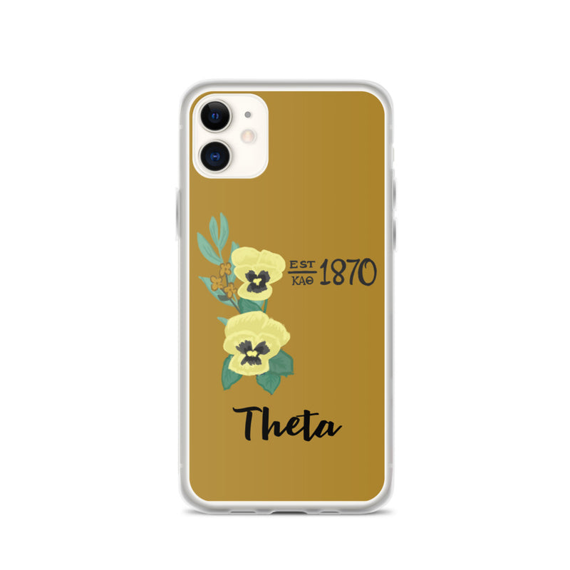 Kappa Alpha Theta Gold Founders Day iPhone Case