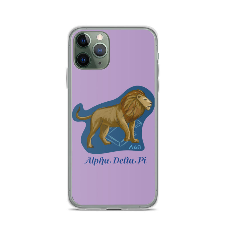Our premium Alpha Delta Pi Alphie The Lion iPhone case comes with a lifetime guarantee - just like sisterhood! Get ready to show your ADPi spirit with our artist-designed phone case inspired by the Alpha Delta Pi mascot, colors and symbols. This design features the ADPi Lion, Alphie.