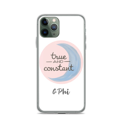 Gamma Phi Beta True and Constant White iPhone Case