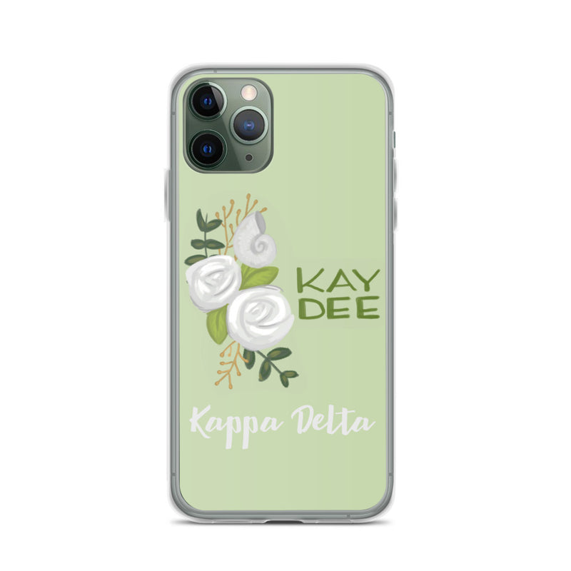 Kay Dee Rose Light Green iPhone 11 Pro Case
