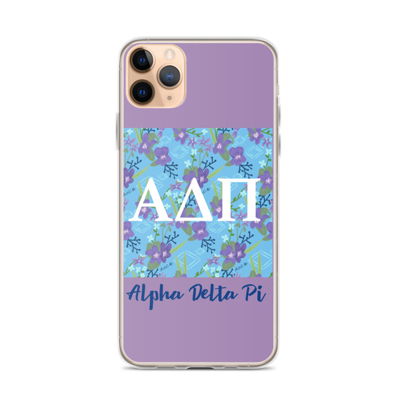 Our premium Alpha Delta Pi Greek Letters iPhone case comes with a lifetime guarantee - just like sisterhood! Get ready to show your ADPi spirit with our artist-designed Greek letters purple phone case inspired by the Alpha Delta Pi colors and symbols.