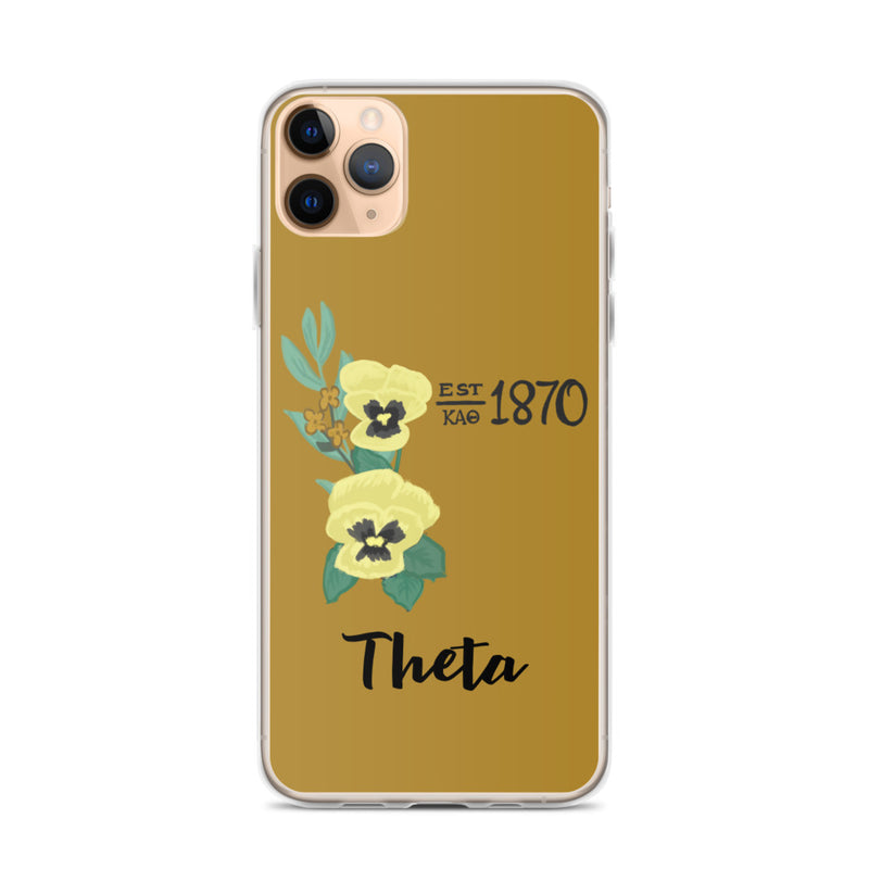 Kappa Alpha Theta Gold Founders Day iPhone Case
